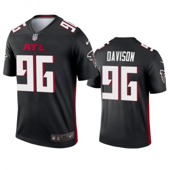 Men's Atlanta Falcons Tyeler Davison Black 2020 Legend Jersey