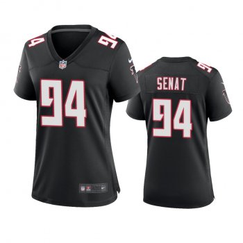 Women's Atlanta Falcons Deadrin Senat Black 2020 Throwback Game Jersey