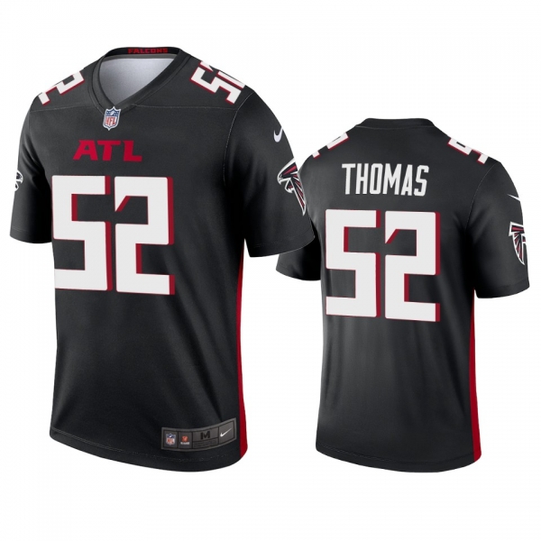 Men's Atlanta Falcons Ahmad Thomas Black 2020 Legend Jersey