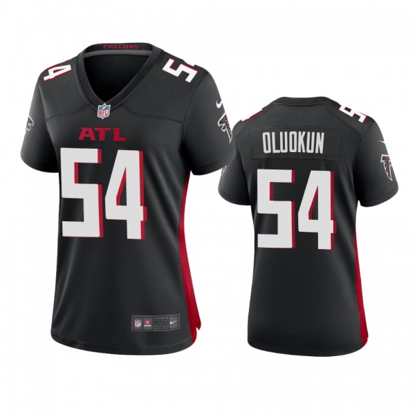 Women's Atlanta Falcons Foyesade Oluokun Black 2020 Game Jersey