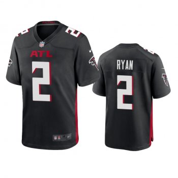 Men's Atlanta Falcons Matt Ryan Black 2020 Game Jersey