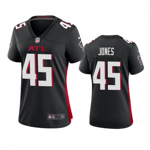 Women's Atlanta Falcons Deion Jones Black 2020 Game Jersey