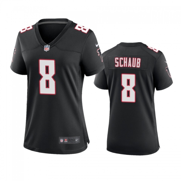 Women's Atlanta Falcons Matt Schaub Black 2020 Throwback Game Jersey