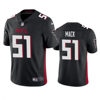 Men's Atlanta Falcons Alex Mack Black 2020 Vapor Limited Jersey