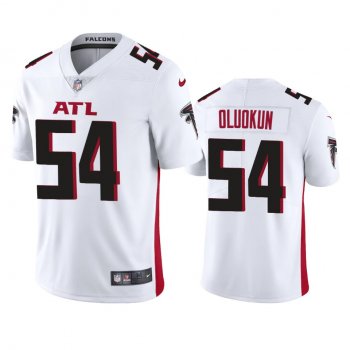 Men's Atlanta Falcons Foyesade Oluokun White 2020 Vapor Limited Jersey