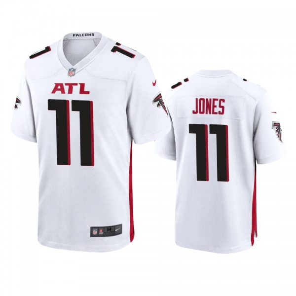 Men's Atlanta Falcons Julio Jones White 2020 Game Jersey