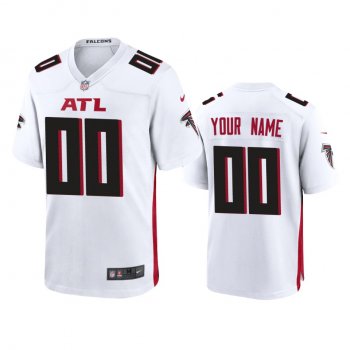 Men's Atlanta Falcons Custom White 2020 Game Jersey