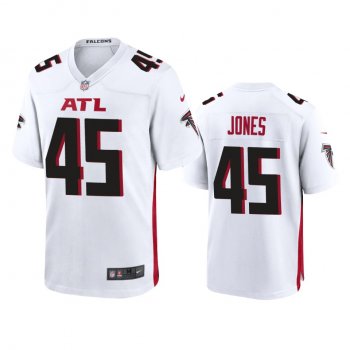 Men's Atlanta Falcons Deion Jones White 2020 Game Jersey