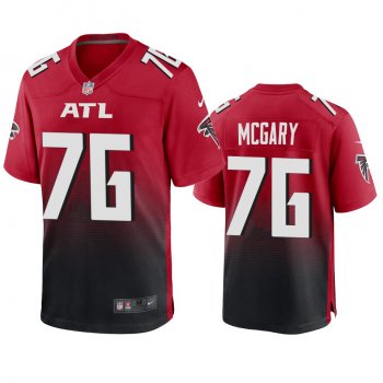 Men's Atlanta Falcons Kaleb McGary Red 2020 Game Jersey