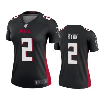 Women's Atlanta Falcons Matt Ryan Black 2020 Legend Jersey