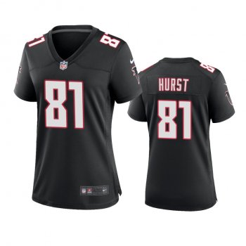 Women's Atlanta Falcons Hayden Hurst Black 2020 Throwback Game Jersey