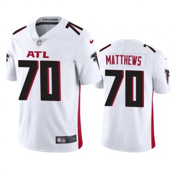 Men's Atlanta Falcons Jake Matthews White 2020 Vapor Limited Jersey