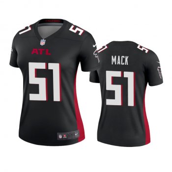 Women's Atlanta Falcons Alex Mack Black 2020 Legend Jersey