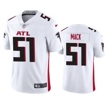 Men's Atlanta Falcons Alex Mack White 2020 Vapor Limited Jersey