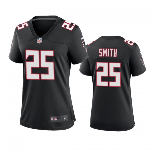 Women's Atlanta Falcons Ito Smith Black 2020 Throwback Game Jersey