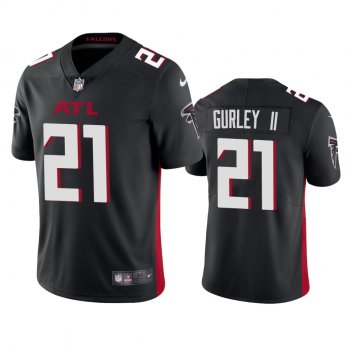 Men's Atlanta Falcons Todd Gurley II Black 2020 Vapor Limited Jersey