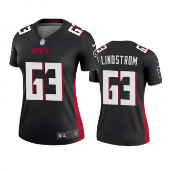 Women's Atlanta Falcons Chris Lindstrom Black 2020 Legend Jersey