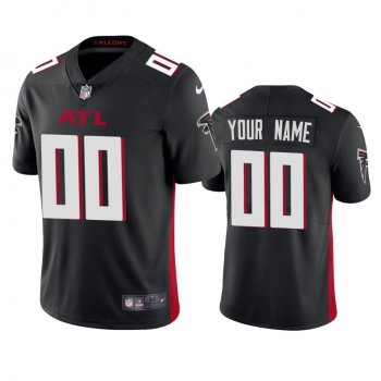 Men's Atlanta Falcons Custom Black 2020 Vapor Limited Jersey