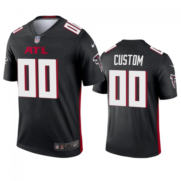 Men's Atlanta Falcons Custom Black 2020 Legend Jersey