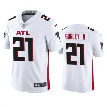 Men's Atlanta Falcons Todd Gurley II White 2020 Vapor Limited Jersey