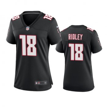 Women's Atlanta Falcons Calvin Ridley Black 2020 Throwback Game Jersey