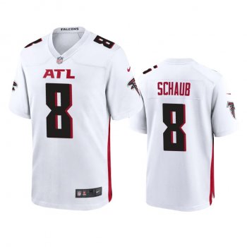 Men's Atlanta Falcons Matt Schaub White 2020 Game Jersey