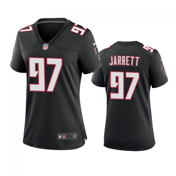 Women's Atlanta Falcons Grady Jarrett Black 2020 Throwback Game Jersey