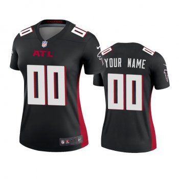 Women's Atlanta Falcons Custom Black 2020 Legend Jersey