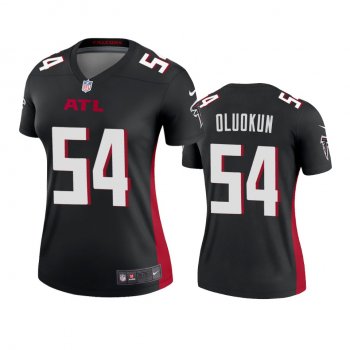 Women's Atlanta Falcons Foyesade Oluokun Black 2020 Legend Jersey