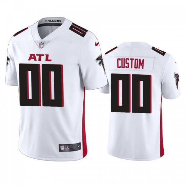 Men's Atlanta Falcons Custom White 2020 Vapor Limited Jersey