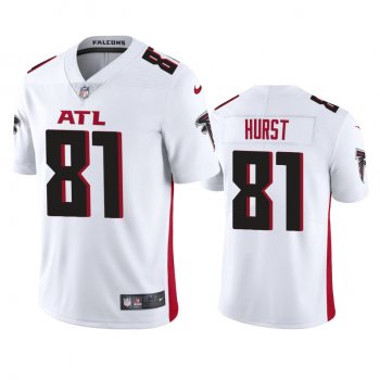 Men's Atlanta Falcons Hayden Hurst White 2020 Vapor Limited Jersey