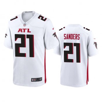 Men's Atlanta Falcons Deion Sanders White 2020 Game Jersey