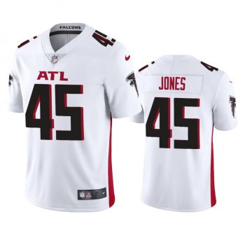 Men's Atlanta Falcons Deion Jones White 2020 Vapor Limited Jersey