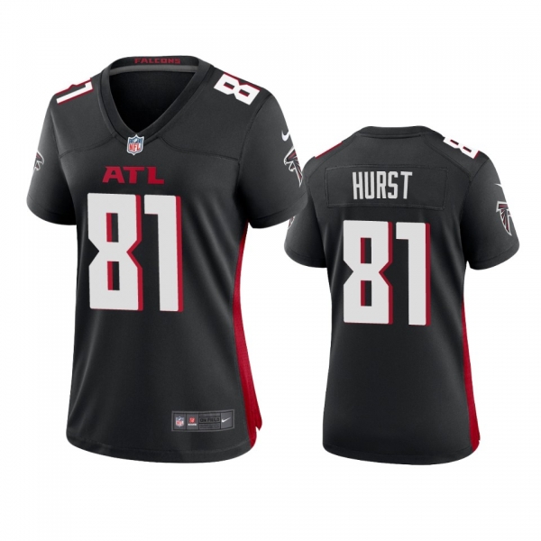 Women's Atlanta Falcons Hayden Hurst Black 2020 Game Jersey