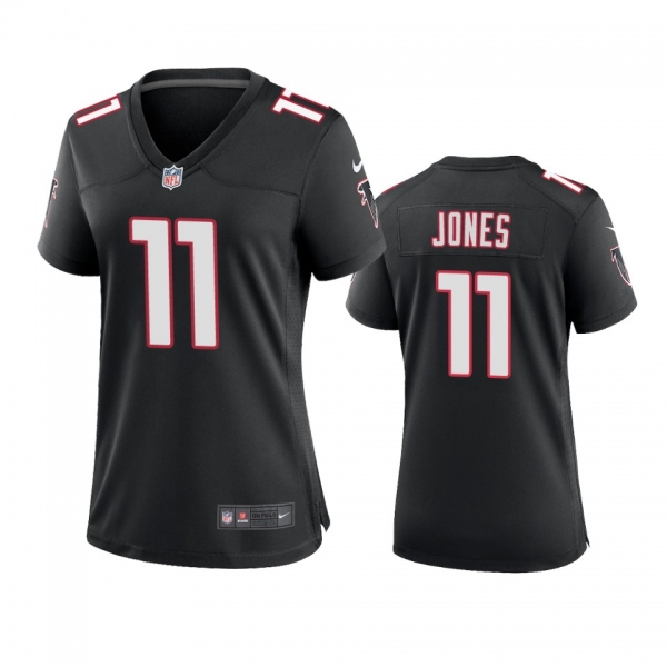 Women's Atlanta Falcons Julio Jones Black 2020 Throwback Game Jersey