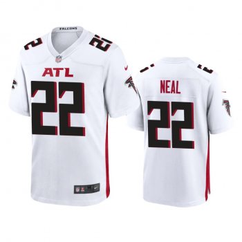 Men's Atlanta Falcons Keanu Neal White 2020 Game Jersey