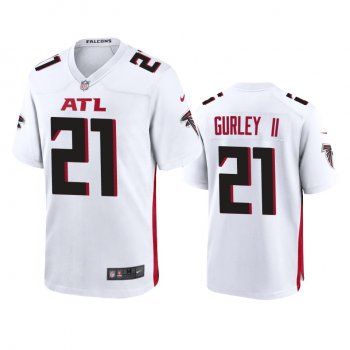 Men's Atlanta Falcons Todd Gurley II White 2020 Game Jersey