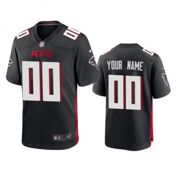 Men's Atlanta Falcons Custom Black 2020 Game Jersey