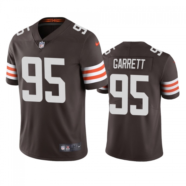 Men's Cleveland Browns Myles Garrett Brown 2020 Vapor Limited Jersey