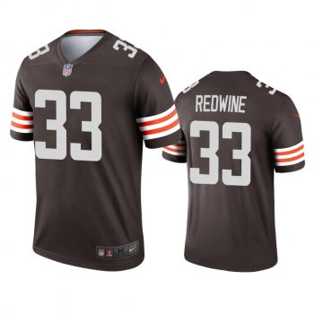 Men's Cleveland Browns Sheldrick Redwine Brown 2020 Legend Jersey