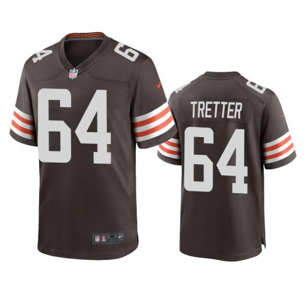 Men's Cleveland Browns J.C. Tretter Brown 2020 Game Jersey