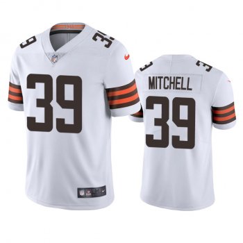 Men's Cleveland Browns Terrance Mitchell White 2020 Vapor Limited Jersey