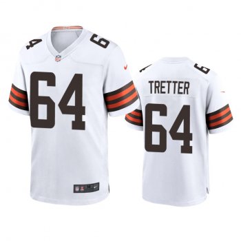 Men's Cleveland Browns J.C. Tretter White 2020 Game Jersey