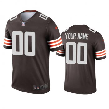 Men's Cleveland Browns Custom Brown 2020 Legend Jersey