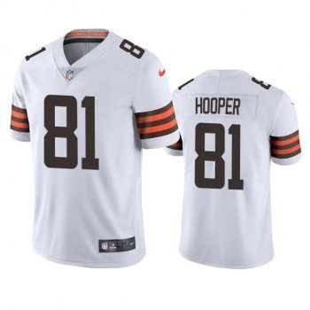 Men's Cleveland Browns Austin Hooper White 2020 Vapor Limited Jersey