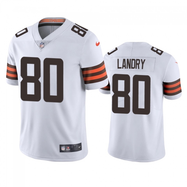 Men's Cleveland Browns Jarvis Landry White 2020 Vapor Limited Jersey