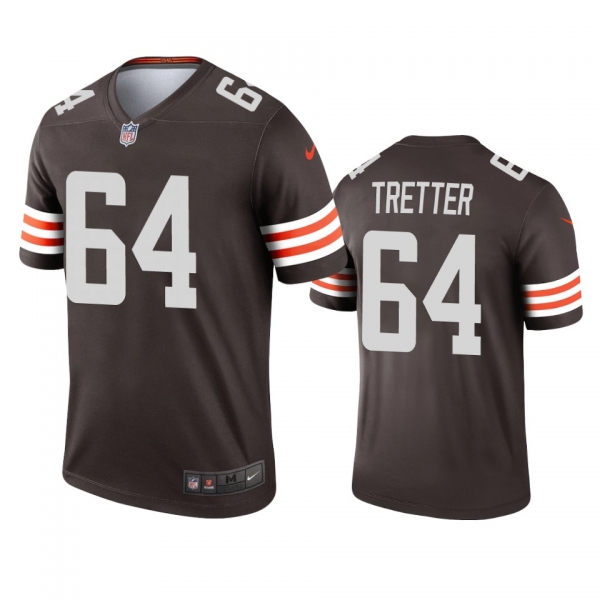 Men's Cleveland Browns J.C. Tretter Brown 2020 Legend Jersey