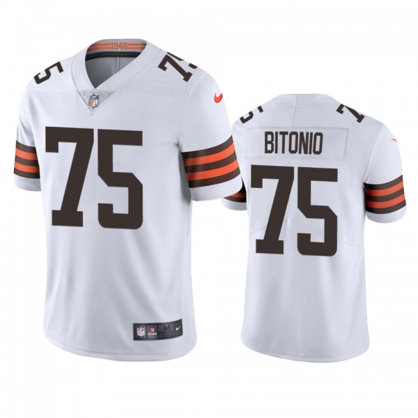 Men's Cleveland Browns Joel Bitonio White 2020 Vapor Limited Jersey