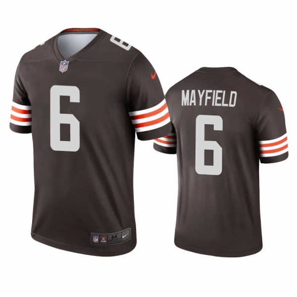 Men's Cleveland Browns Baker Mayfield Brown 2020 Legend Jersey