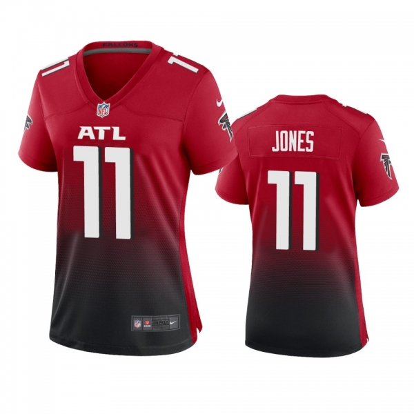 Women's Atlanta Falcons Julio Jones Red 2020 2nd Alternate Game Jersey